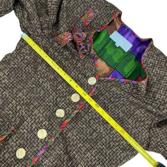 Vintage 80’s Platinum Dorothy Schoelen 3PC Blazer, Blouse & Skirt Set - Picture 6 of 16